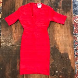 Gorgeous Herve Leger Celebrated Bandage Dress